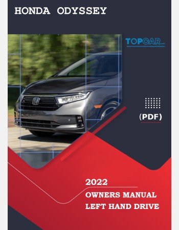 honda odyssey 2022 owners manual